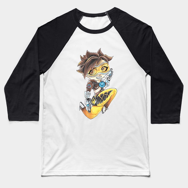 Tracer Baseball T-Shirt by Geeky Gimmicks